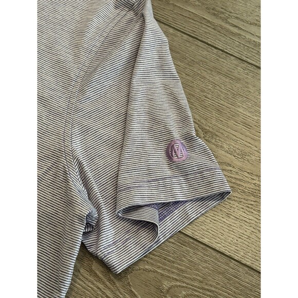 Johnnie O Polo Shirt Performance UPF 50 Sun Protection Striped Men Size XL Golf - Picture 4 of 9